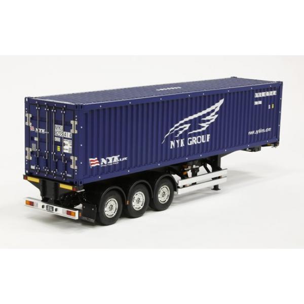 Semi-Remorque Container 40ft NYK - 1/14e - Tamiya - 56330