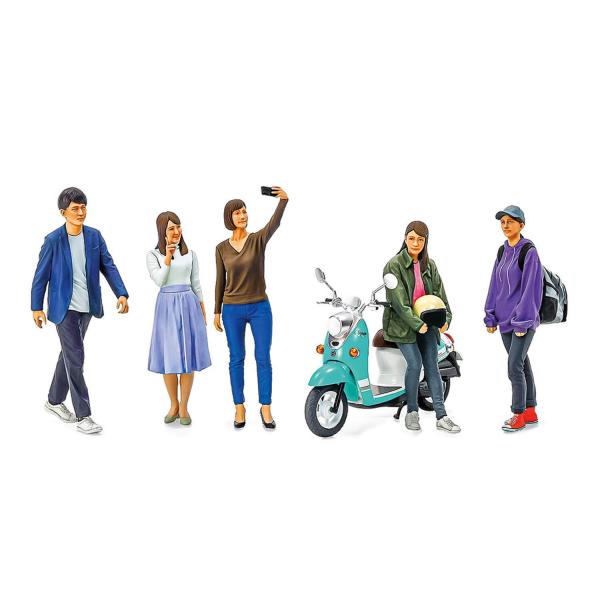 Figurines Groupe d'amis du campus - Tamiya-24356