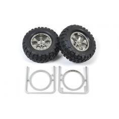 Roues 6 branches CC01 - Tamiya 