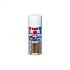 Maquette finition Spray Apprêt blanc 180ml - Tamiya