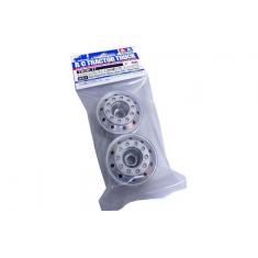 Jantes avant chromées 22mm - Tamiya 