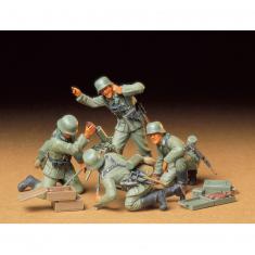 Mortier Allemands et servants - 1/35e - Tamiya