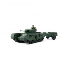 Maquette Char : Churchill MK.VII Crocodil