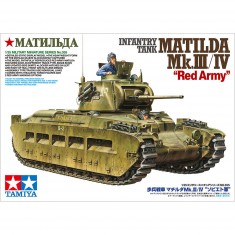 Maqueta de tanque: Tanque Matilda Mk.III-IV Ejército Rojo