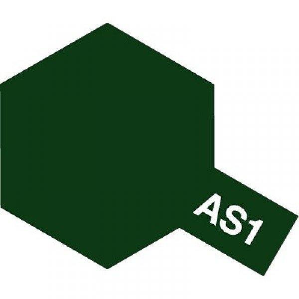 AS1 - Bombe aérosol - 90 ml : Vert Foncé - Tamiya-86501