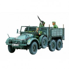 Maqueta de camión militar Krupp Protze con figuras