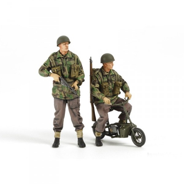 Figurines Militaires : Paras Britanniques & Mini-Bikes - Tamiya-35337