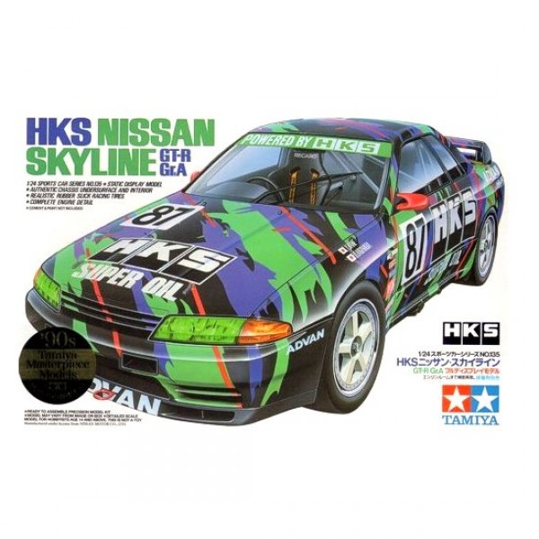 Maquette voiture : HKS Nissan Skyline GT-R Gr.A - Tamiya-24135