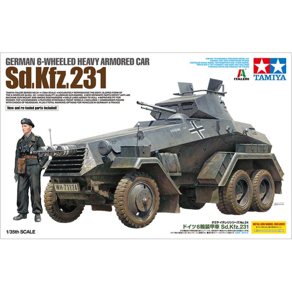 Maquette véhicule militaire : Sd.Kfz.231 - Tamiya-37024