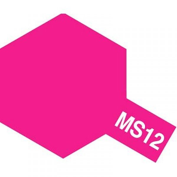 MS12 - Bombe aérosol - 90 ml : Rose Fluo - Tamiya-85312
