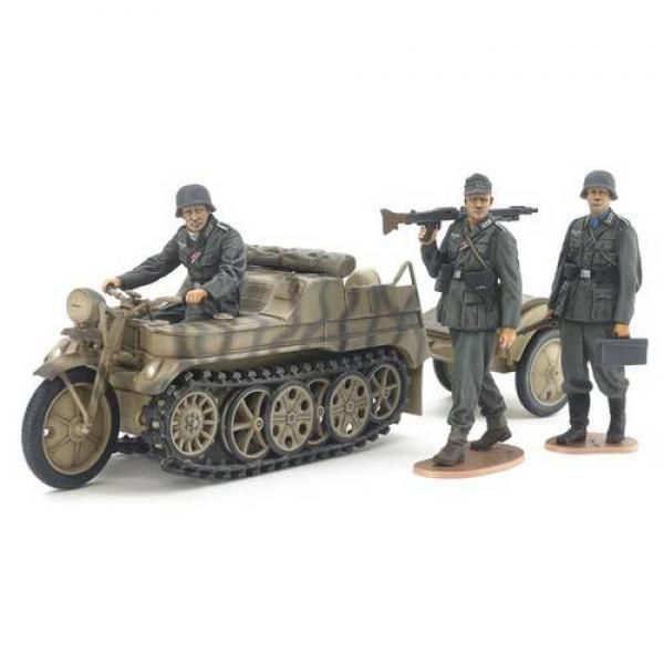 Figurines Militaires : Sd.Kfz.2 Kettenkraftrad - Tamiya-35377