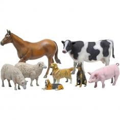 Figurines pour diorama : Animaux de Ferme