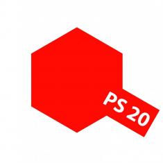 PS20 - Pintura en spray 100 ml : rojo fluorescente