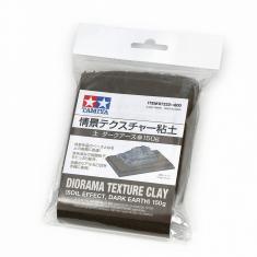 Diorama texture clay : sol effect - dark earth