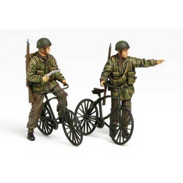 Figurines militaires : Paras Britanniques et Vélos - Tamiya-35333