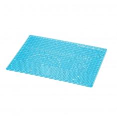 Tapis de coupe A4 bleu