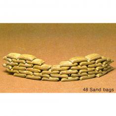 Accesorios militares: bolsas de arena
