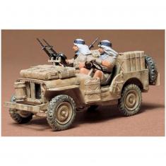 Maqueta de vehículo militar: SAS Jeep