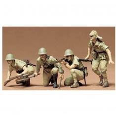 Figuras de infantería japonesa