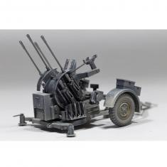 Maqueta de vehículo militar: Canon Flakvierling 38 2cm