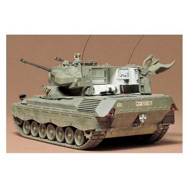 Maquette véhicule militaire : Char Antiaérien Guépard - Flakpanzer Gepard - Tamiya-35099