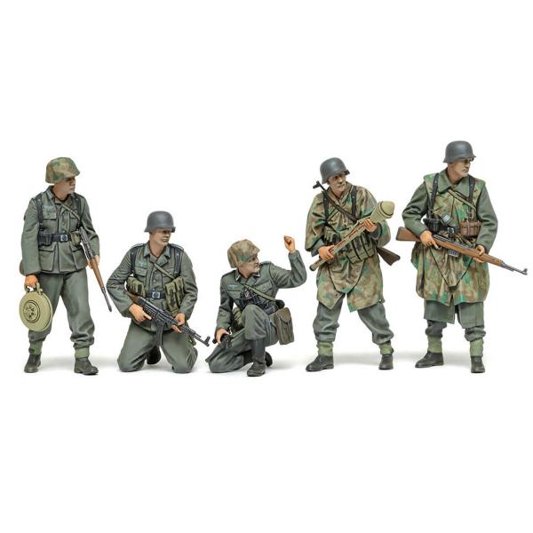 Figurines militaires : Infanterie Allemande Fin Seconde Guerre Mondiale - Tamiya-35382