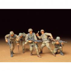 Figurines militaires : Fantassins Allemands Seconde Guerre Mondiale