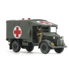 Modell eines Militärfahrzeugs : British 2to. 4x2 Ambulanz