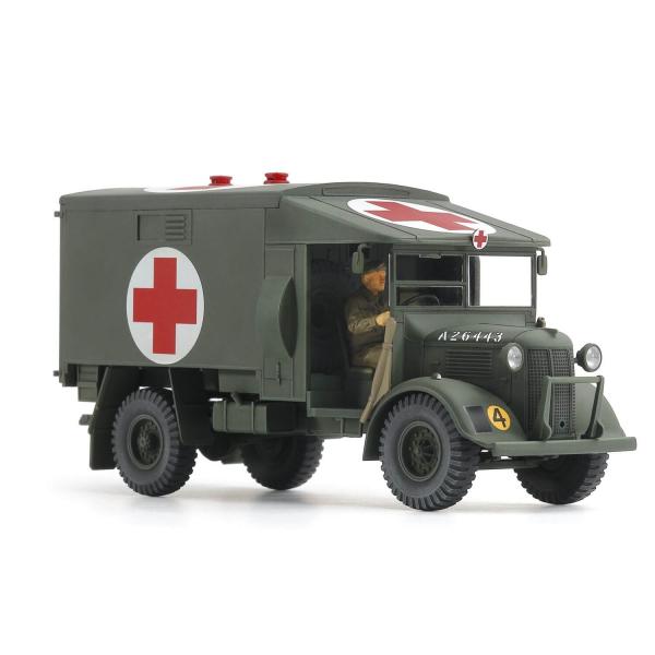 Maquette vehicule militaire : British 2to. 4x2 Ambulance - Tamiya-32605