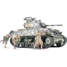 Maquette véhicule militaire : Sherman M4A3 75Mm