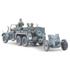 Maquette véhicule militaire : Krupp Protze et PaK