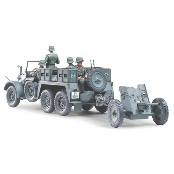 Maquette véhicule militaire : Krupp Protze et PaK - Tamiya-35259