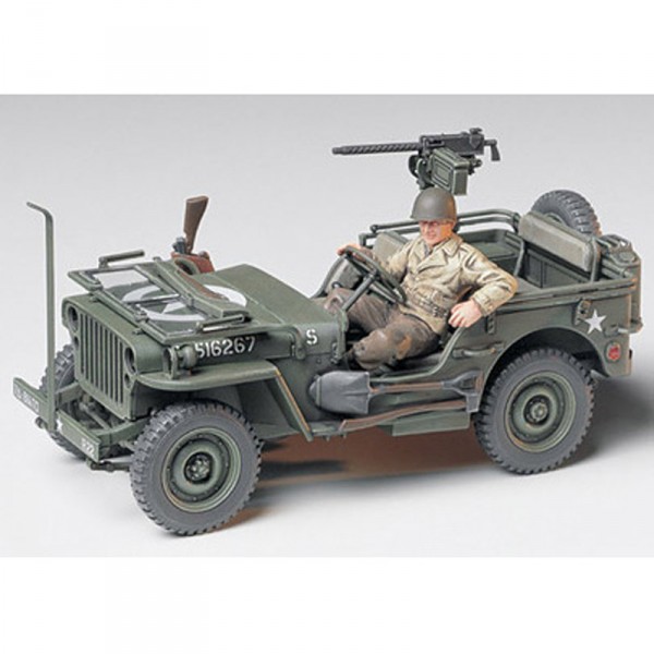 Maquette véhicule militaire : Jeep Willys 1/4 Ton - Tamiya-35219