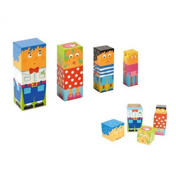 Cubes Poupées russes Matrioshka famille - Tatiri-6110470