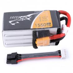 Tattu Accu 1550mAh 75C 4S1P 14.8V Cable equilibrage Amovible