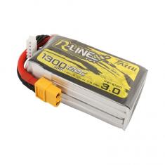 Tattu Batterie Lipo R-Line Version 3.0 1300mAh 14.8V 120C 4S1P Lipo Prise XT60