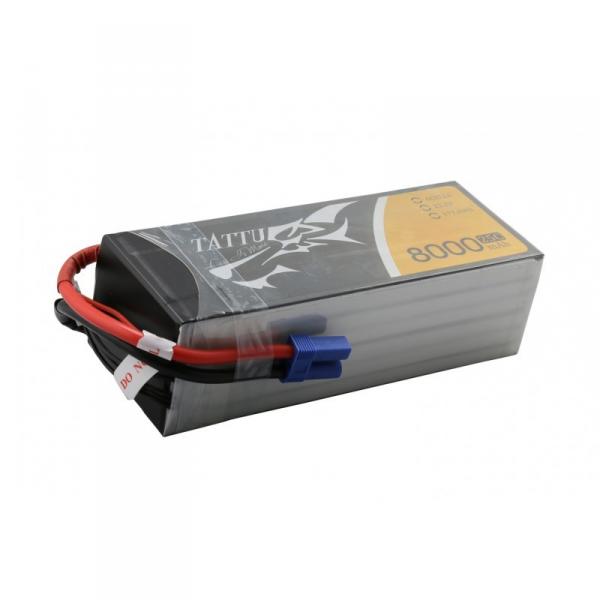 Tattu 8000mAh 22.2V 25C 6S1P Lipo Battery pack - TA-25C-8000-6S1P
