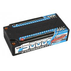 Accu Lipo 2S 7.4V 5000mAh 100C Shorty Team Corally