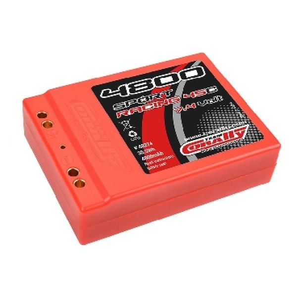 Lipo 2S 7.4V 4800mAh 45C Square Team Corally - C-48274