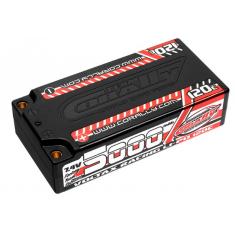 Lipo 2S 7.4V 5000mAh 120C LGC Shorty Team Corally