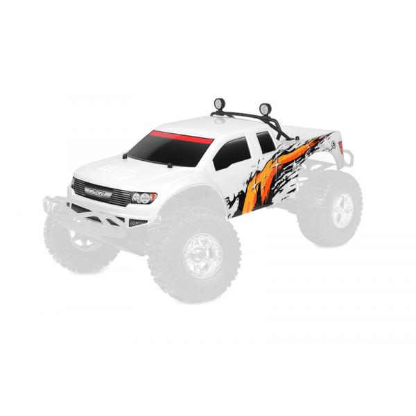 Team Corally - Carrosserie polycarbonate - MAMMOTH SP - Imprimée Blanc - Découpée - C-00254-200