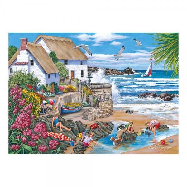 Puzzle 500 Teile XXL: Seaspray Cottages - HP0727