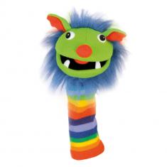 Handpuppe Socke - Regenbogen