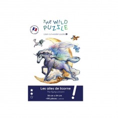 Puzzle 195 pièces en bois : Licorne