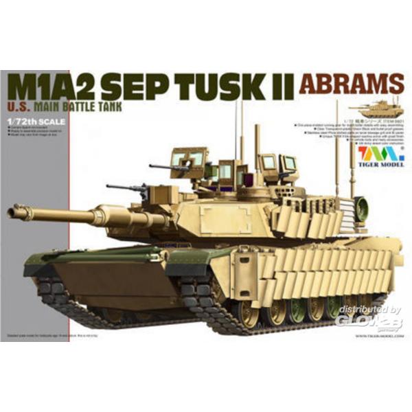 Maquette Abrams M1A2 SEP TUSK II - 1:72e - Tigermodel - 9601