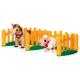 Miniature Pony and lamb figures with barriers