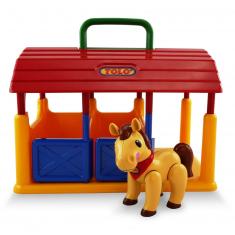 Stall mit Pony