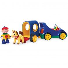 Set personnage, poney et van