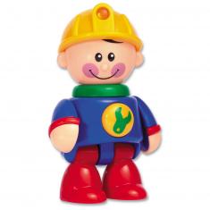 Construction worker figurine