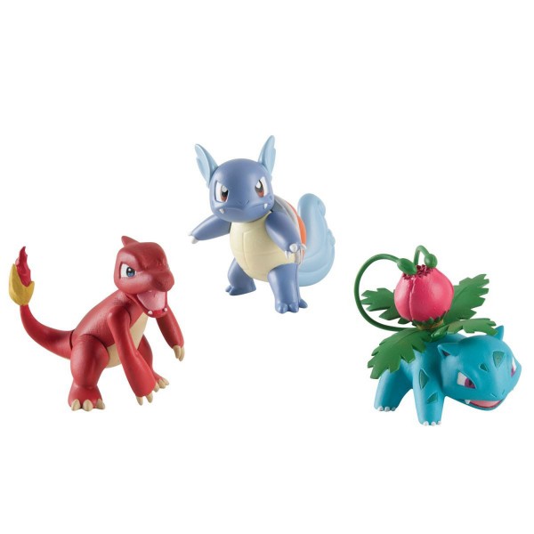 Coffret de 3 figurines de combat Pokémon - Tomy-T18524D